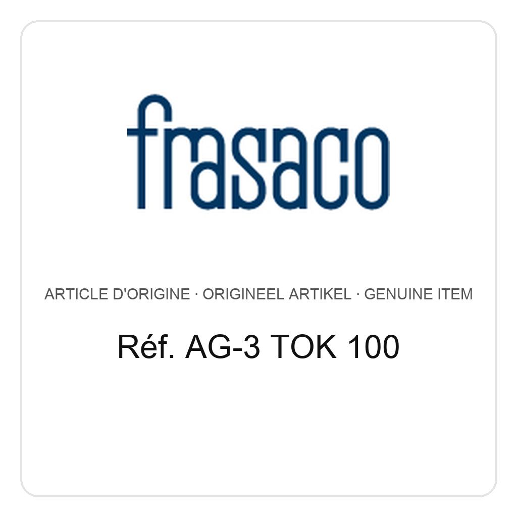 Frasaco maxillaire à denture partielle 876543 - 3 78 – réf. AG-3 TOK 100