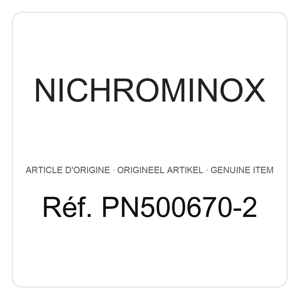 Nichrominox Lot de 2 porte inst. Pour clé – réf. PN500670-2