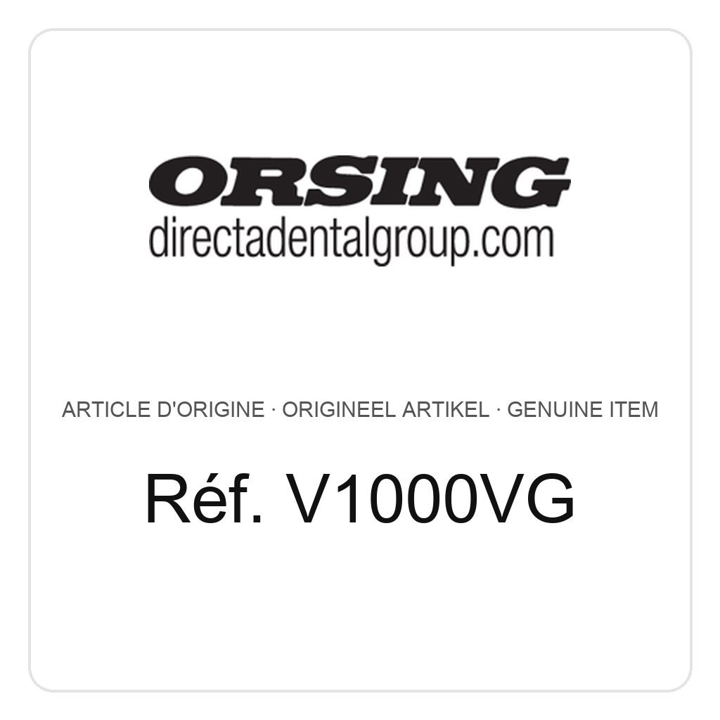 Orsing Hygovac Vent Green, canule d'aspiration ventilée, autoclavable – réf. V1000VG