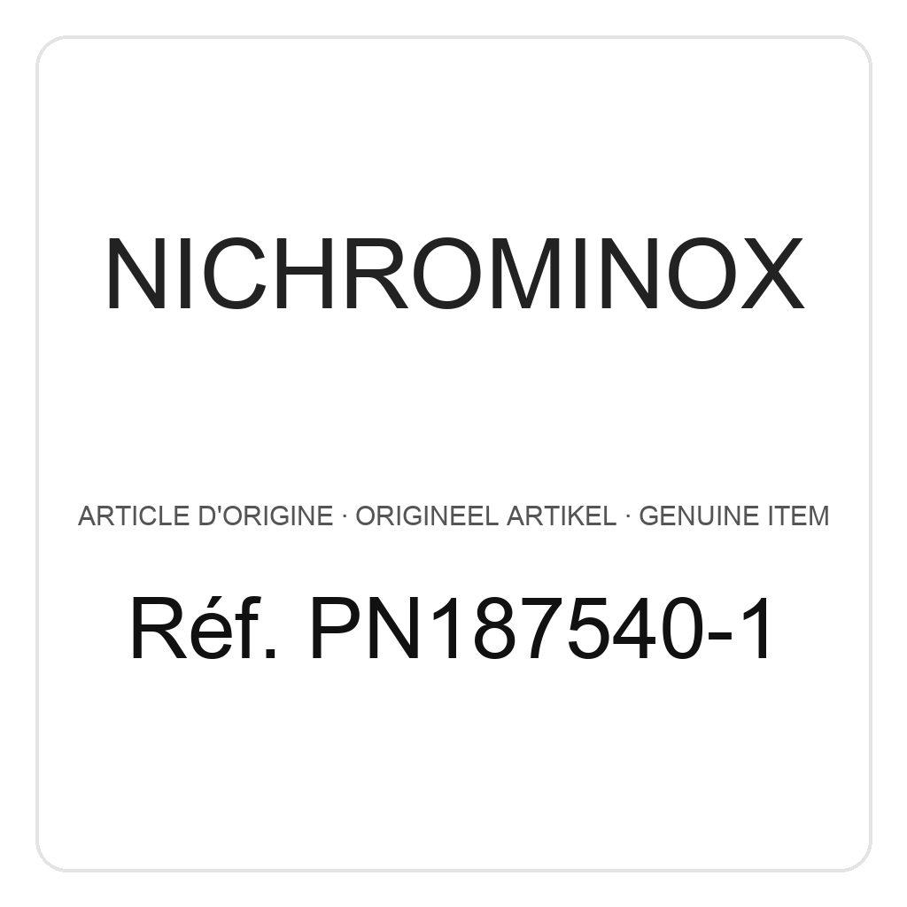 Nichrominox Easy-Steri Behälter - 28 x 18 – Ref. PN187540-1