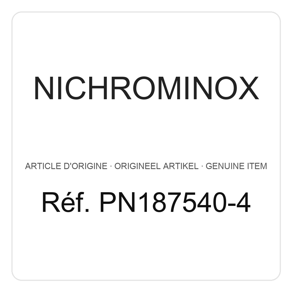 Nichrominox Easy-Steri Behälter - 28 x 18 – Ref. PN187540-4