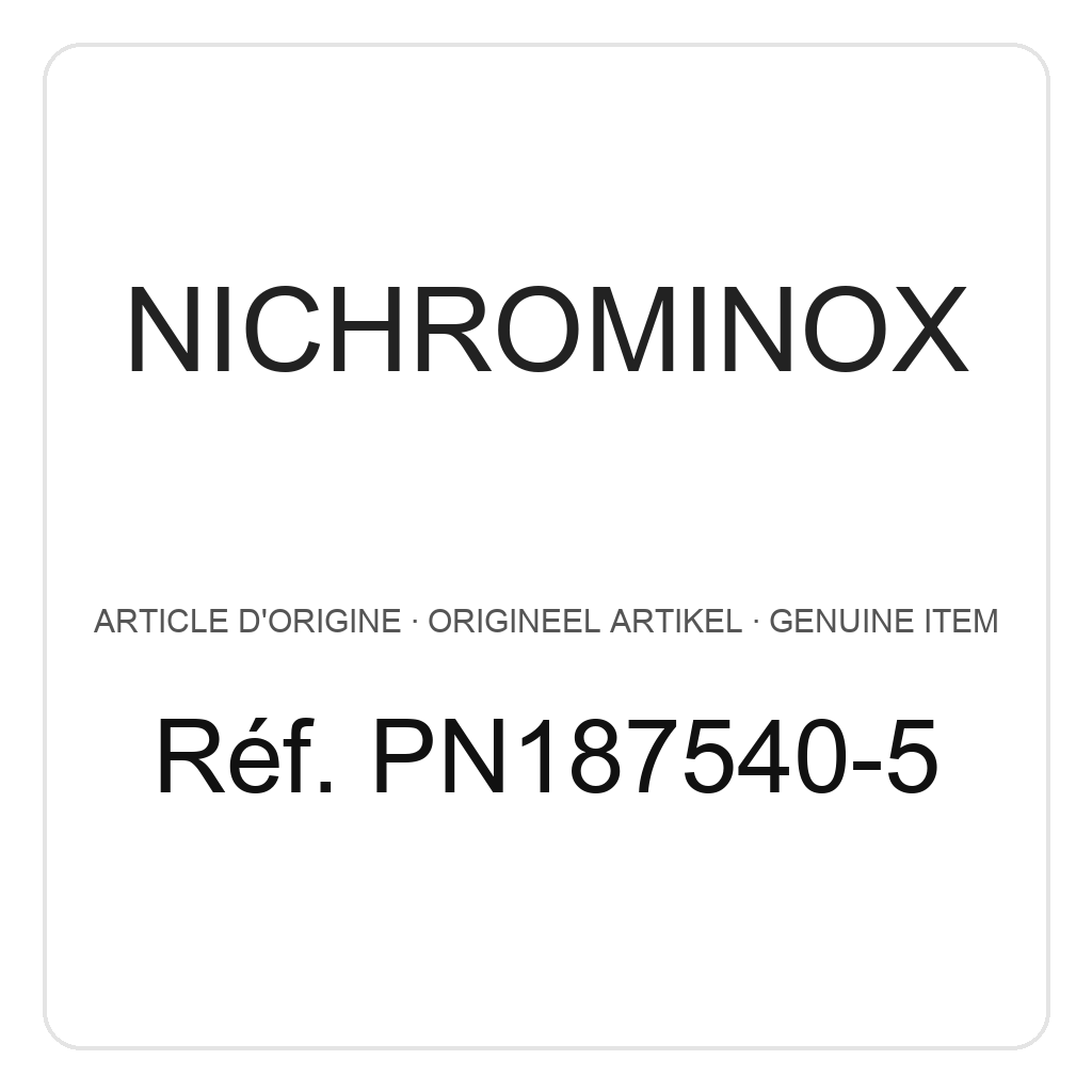 Nichrominox Easy-Steri Container - 28 x 18 – ref. PN187540-5