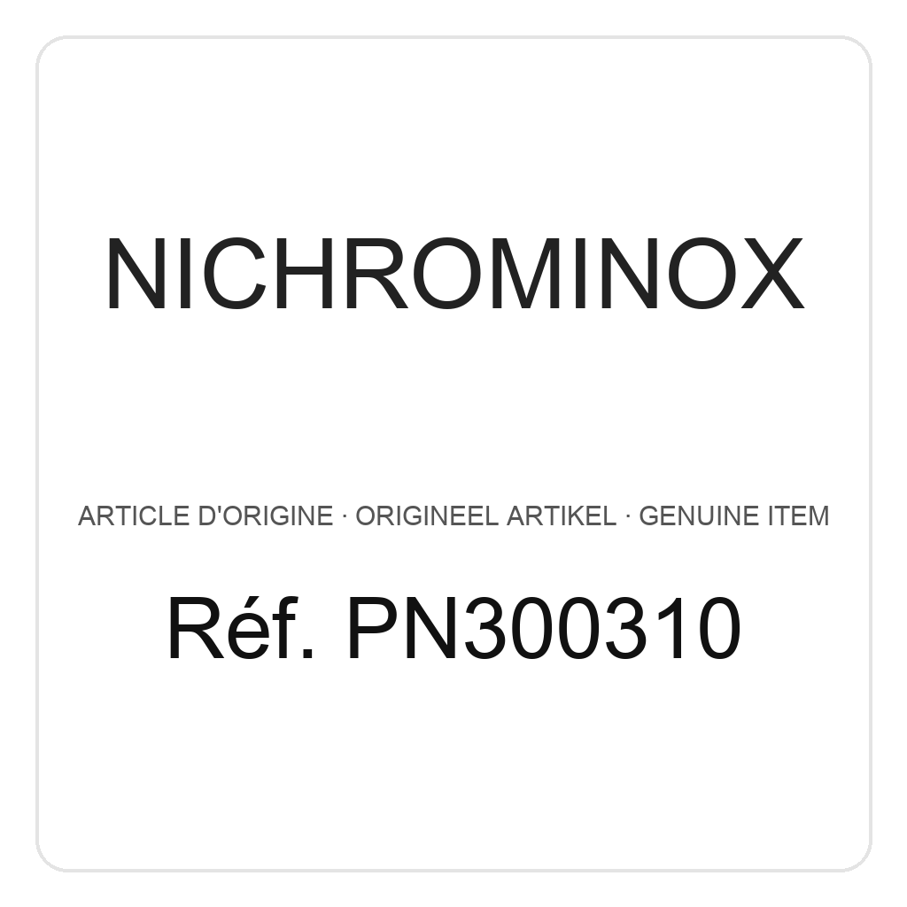 Nichrominox Tracability Label Houder - Container / Steri Doos / Easy-Steri - 65x46mm – ref. PN300310