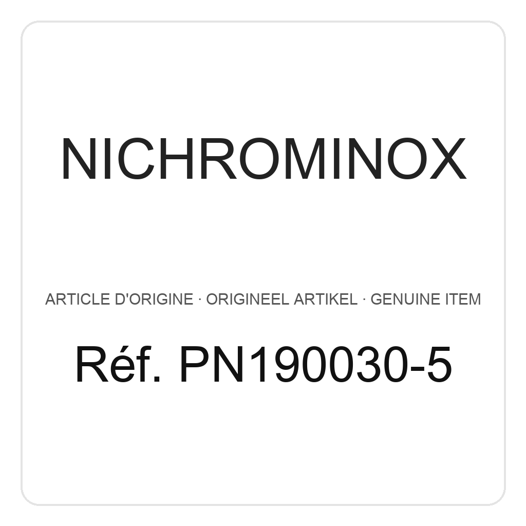 Nichrominox Clip 1 Plug – ref. PN190030-5