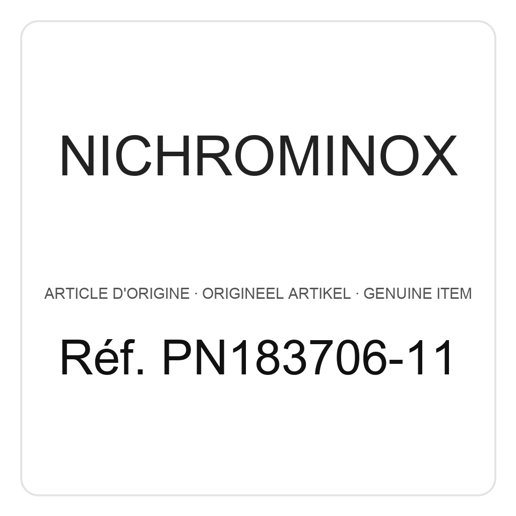 Nichrominox Silicone navulling voor Easy Tray 18x10 - 5 instrumenten + plat strip – ref. PN183706-11
