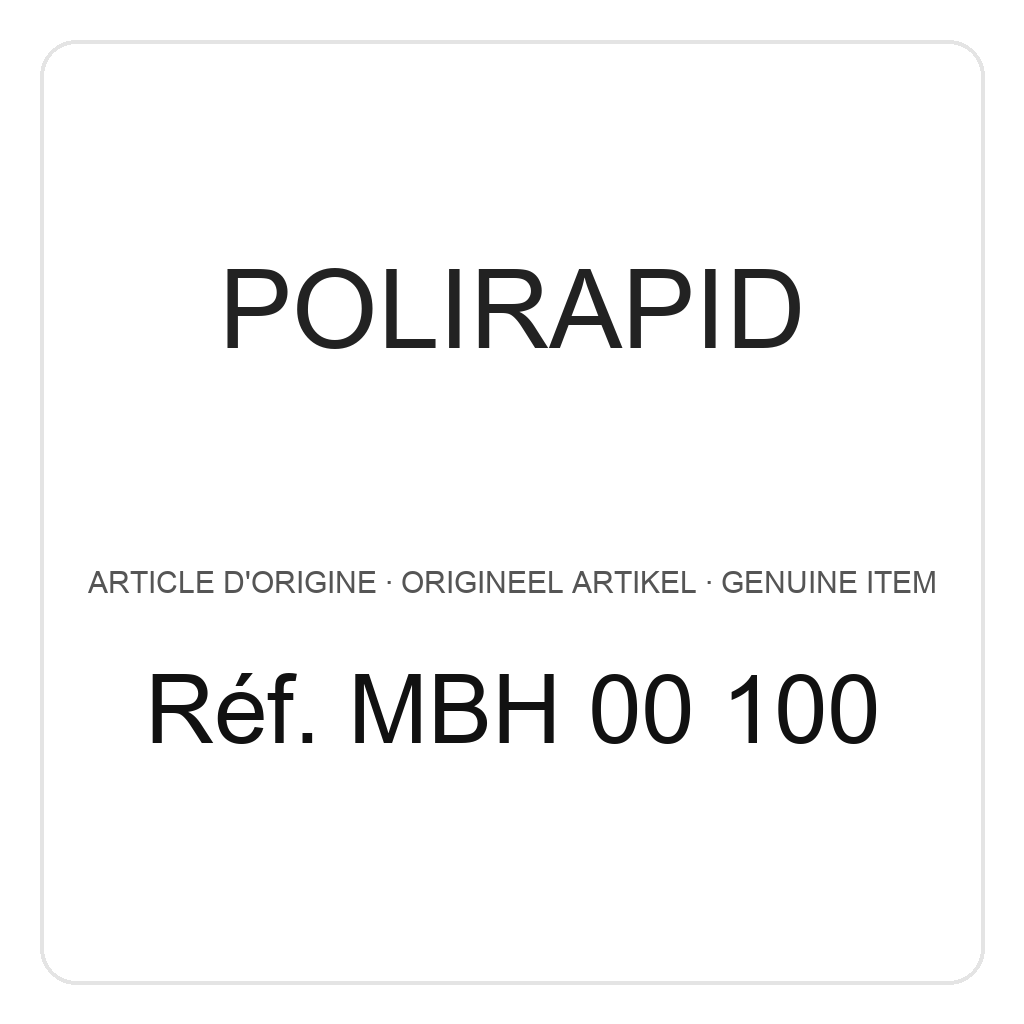 Polirapid Miniaturbürsten mit Handstück, Lederscheibchen, Ø 17 mm (VE=6) – Ref. MBH 00 100