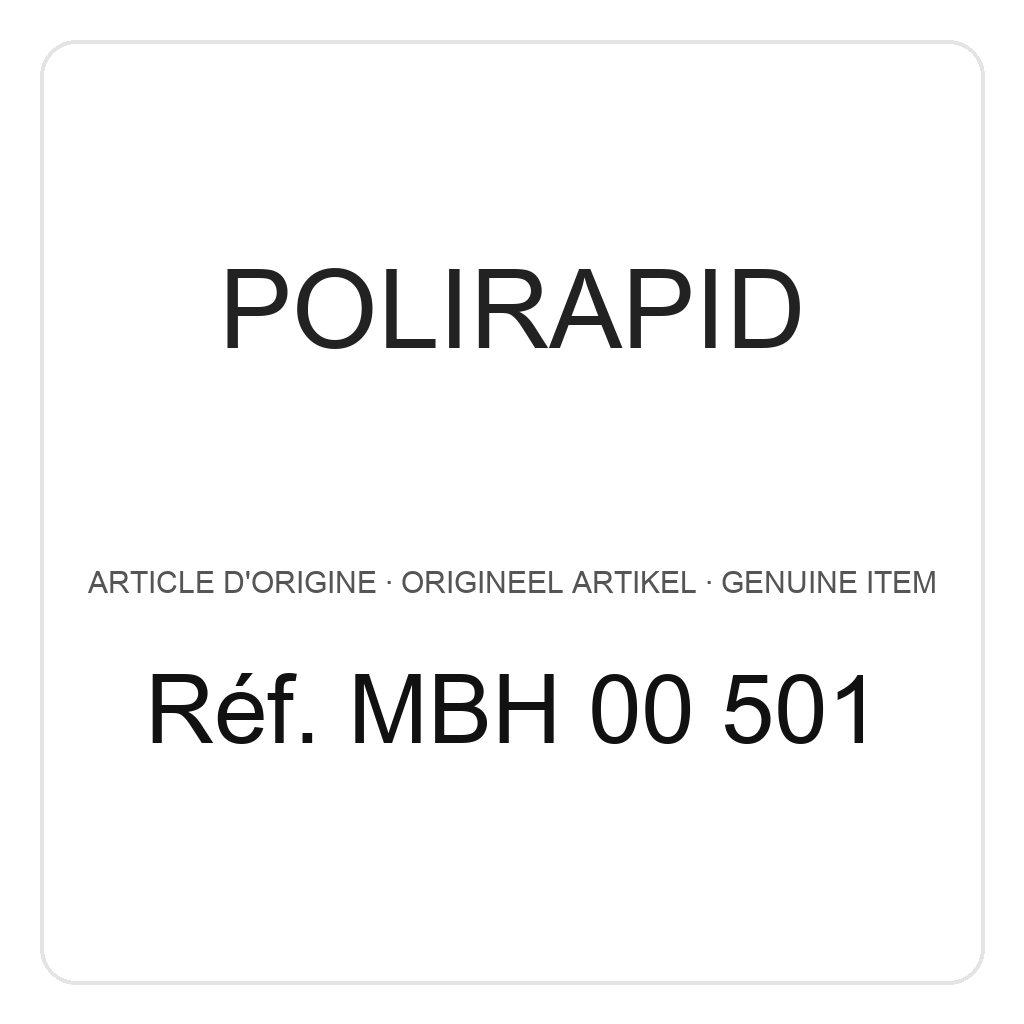 Polirapid Miniatuurborstels (HP), schijven van zeemleer, Ø 25 mm (PU=12) – ref. MBH 00 501