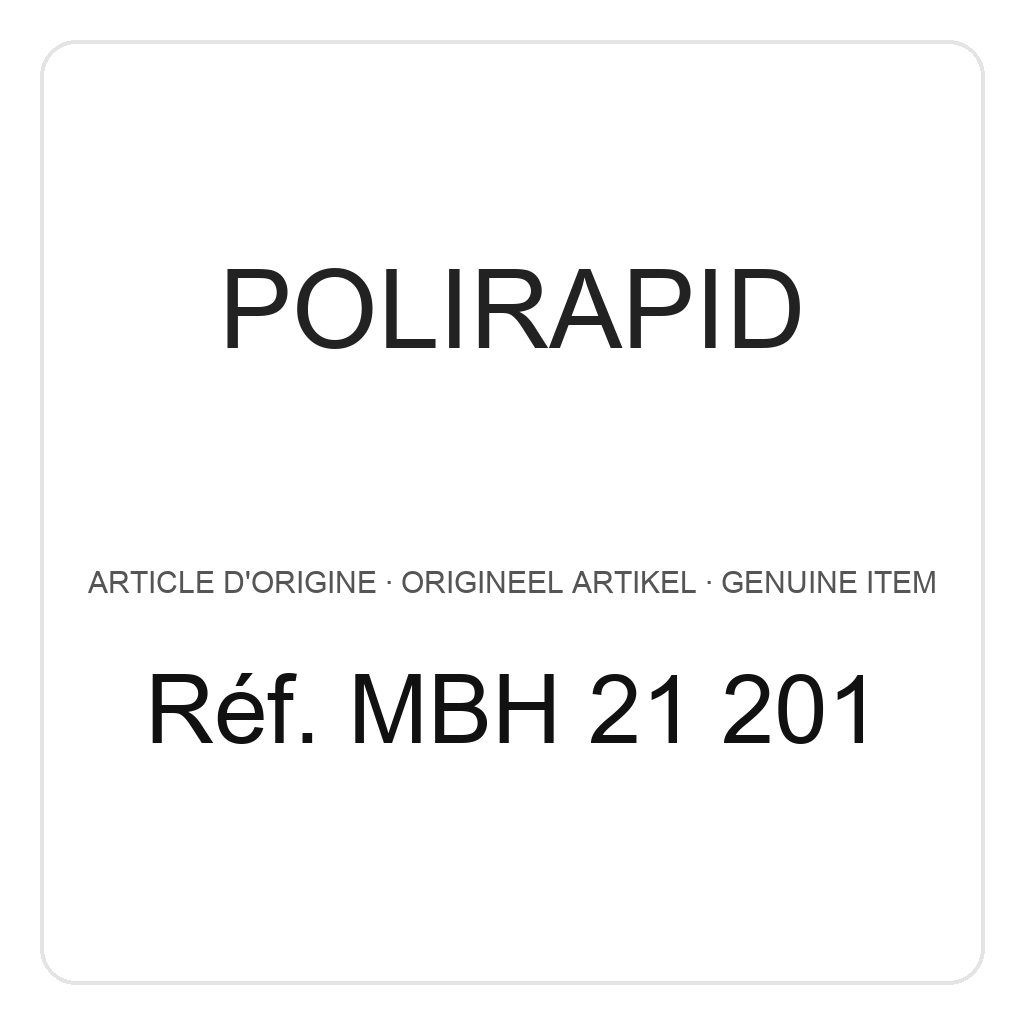 Polirapid Brosses miniatures (HP), disques de feutre, Ø 19 mm (PU=12) – réf. MBH 21 201