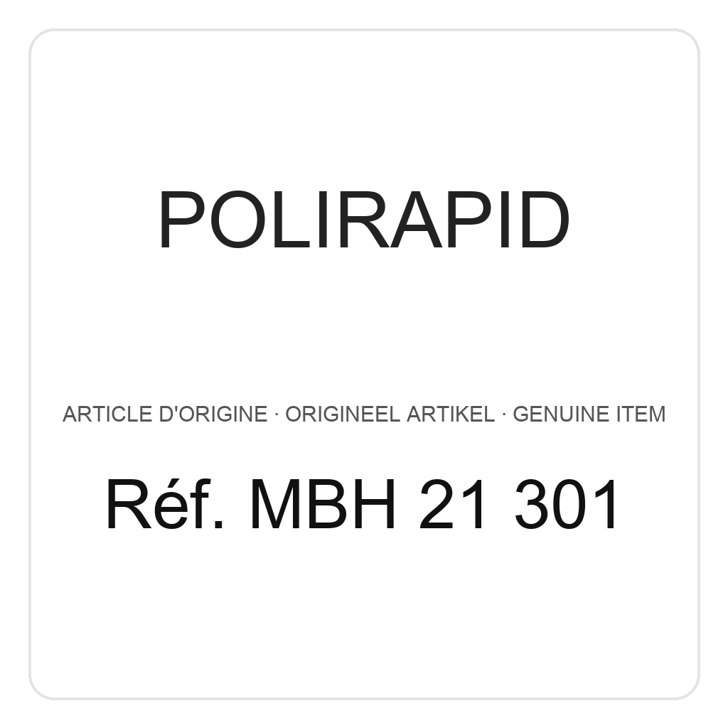 Polirapid Brosses miniatures (HP), disques de feutre, Ø 21 mm (PU=12) – réf. MBH 21 301