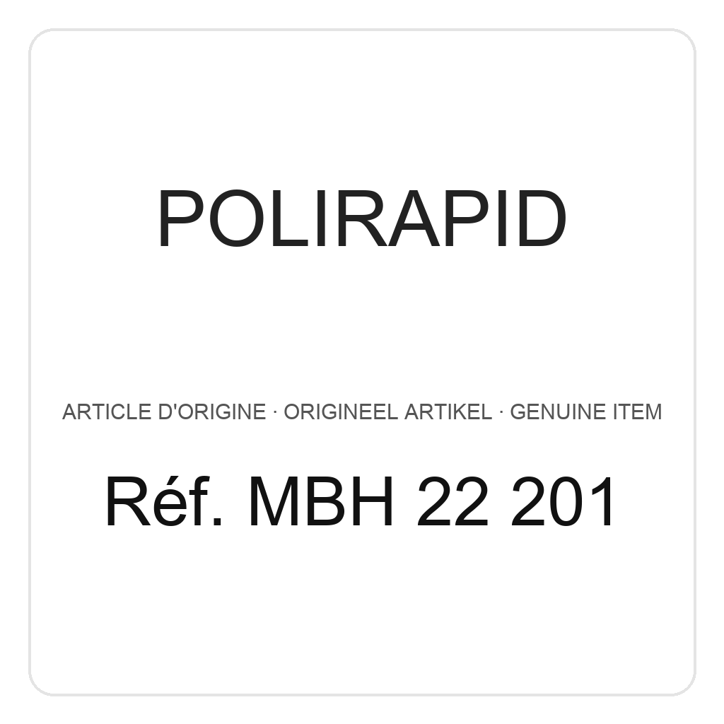 Polirapid Brosses miniatures (HP), disques, tissu de coton (calicot), Ø 19 mm (PU=12) – réf. MBH 22 201