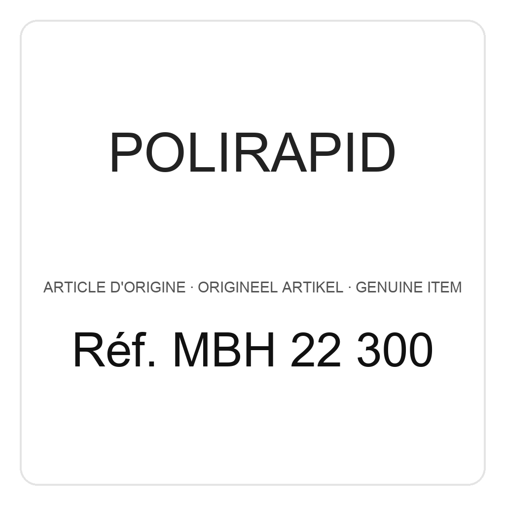 Polirapid Miniaturbürsten mit Handstück, Nesselscheibchen, Ø 21 mm (VE=6) – Ref. MBH 22 300
