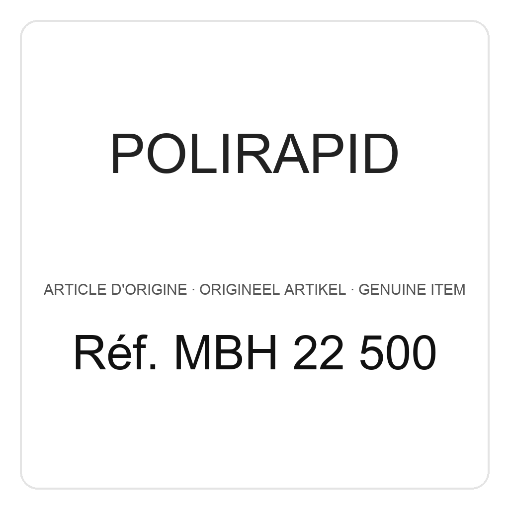 Polirapid Miniatuurborstels (HP), schijven, katoenen doek (calico), Ø 25 mm (PU=6) – ref. MBH 22 500