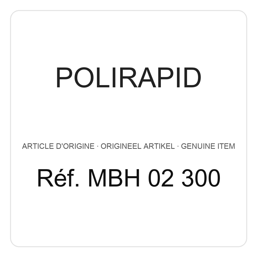 Polirapid Kombi-Miniaturbürsten mit Handstück, Leder-Nessel-Leder, Ø 21 mm (VE=6) – Ref. MBH 02 300
