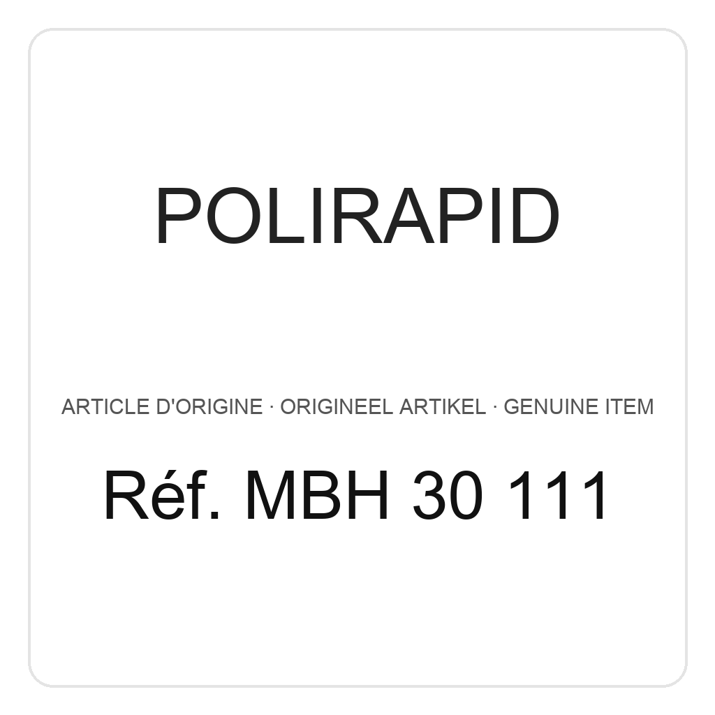 Polirapid Brosses miniatures (HP), fil de coton, double, Ø 17 mm (PU=12) – réf. MBH 30 111