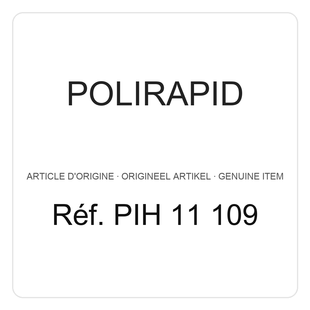 Polirapid Pinsel mit Handstück, Borste schwarz (VE=100) – Ref. PIH 11 109