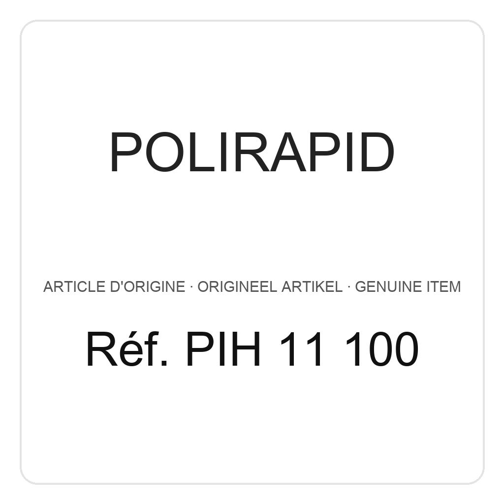 Polirapid Brosse crayon (HP), soies noires (PU=12) – réf. PIH 11 100