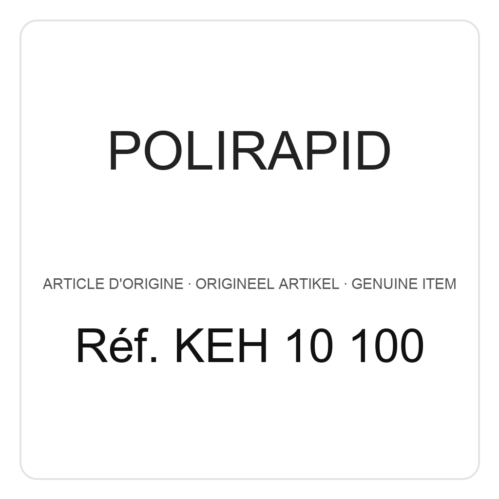 Polirapid Kelkborstels (HP), witte haren (PU=12) – ref. KEH 10 100