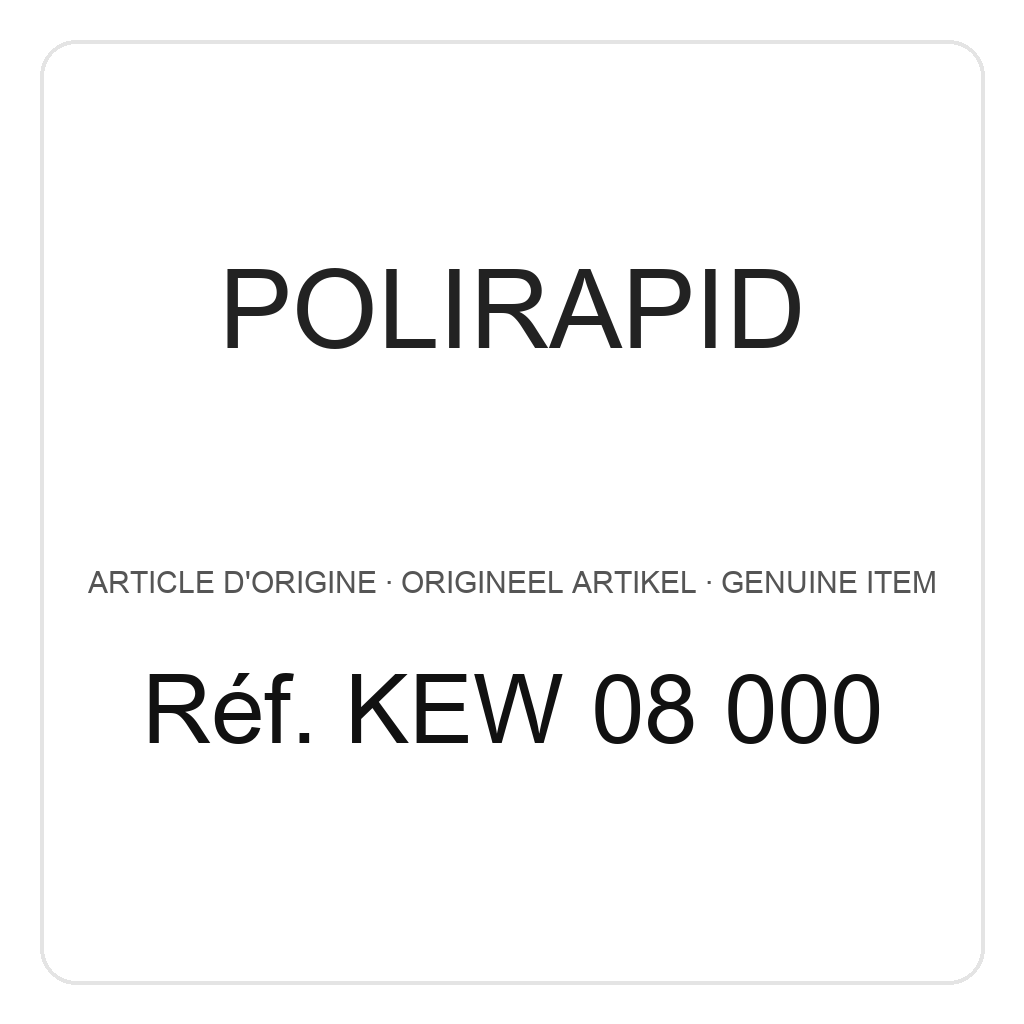 Polirapid Bambino-kelkjes (RA), Nylon (PU=12) – ref. KEW 08 000