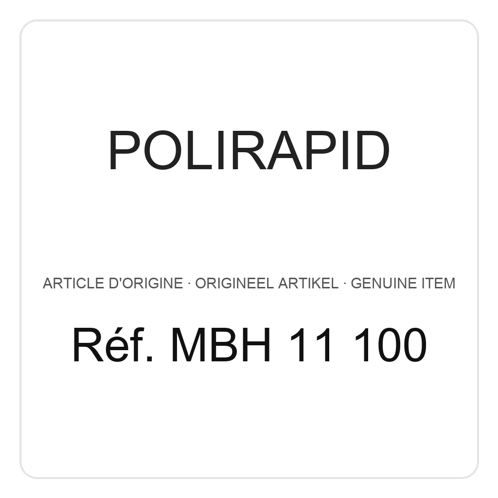 Polirapid Miniature brushes (HP), black bristles, Ø 17 mm (PU=12) – ref. MBH 11 100