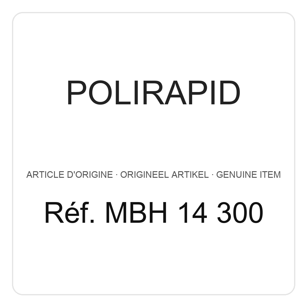 Polirapid Brosses miniatures (HP), soies extra dures, Ø 21 mm (PU=12) – réf. MBH 14 300