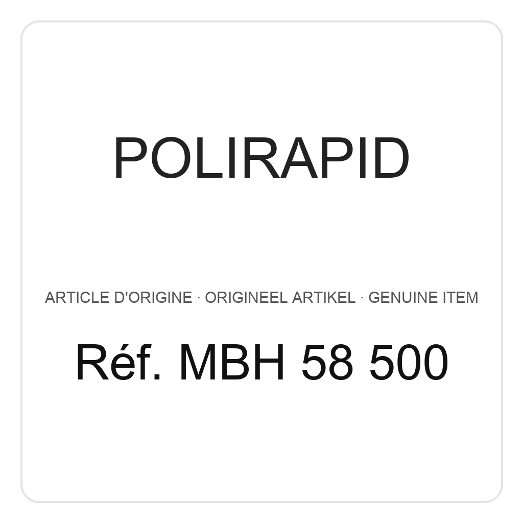 Polirapid Miniaturbürsten mit Handstück, Messingdraht, Ø 25 mm (VE=6) – Ref. MBH 58 500