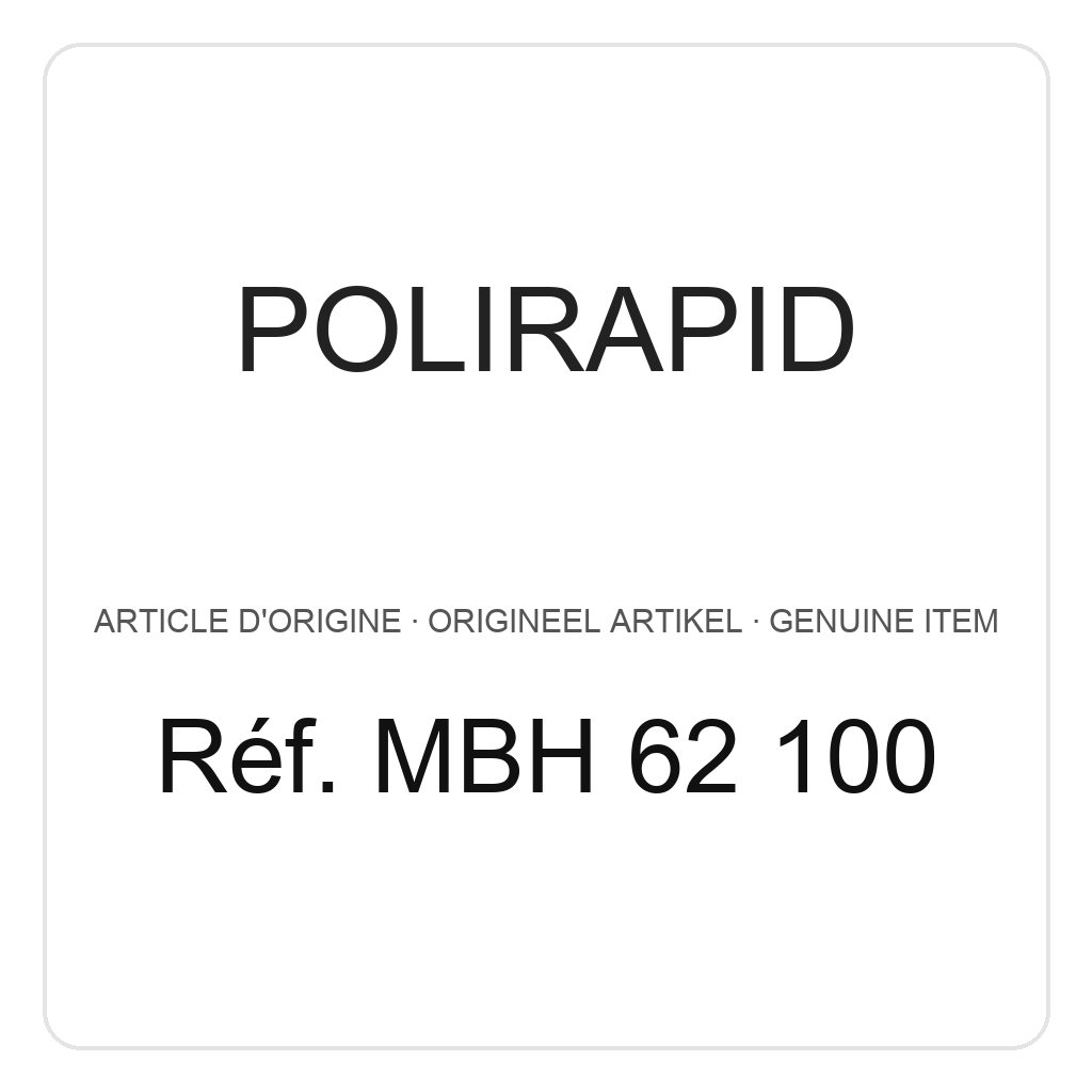 Polirapid Brosses miniatures (HP), fil d'acier 0,12 mm, Ø 17 mm (PU=6) – réf. MBH 62 100