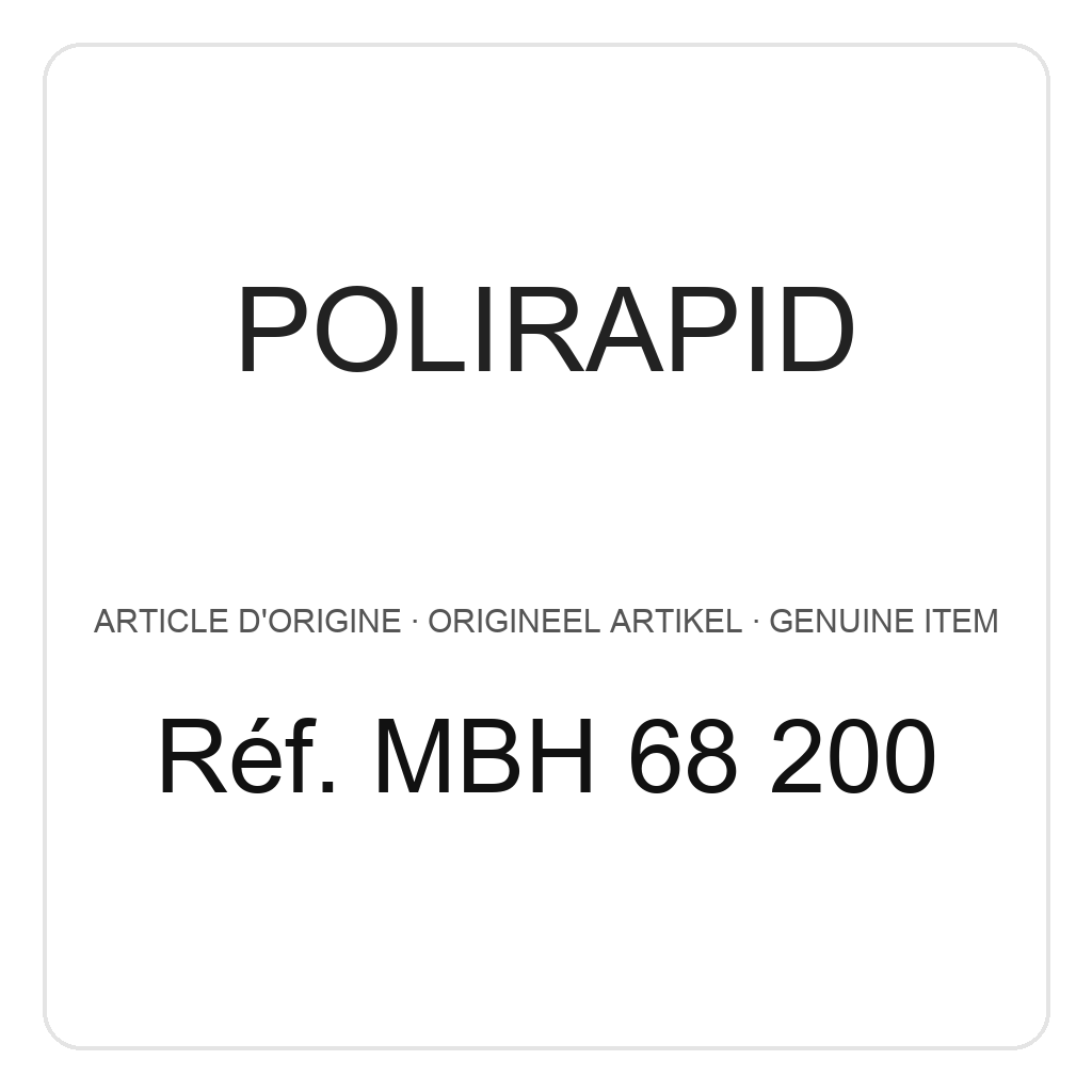 Polirapid Brosses miniatures (HP), fil d'acier 0,08 mm, Ø 19 mm (PU=6) – réf. MBH 68 200