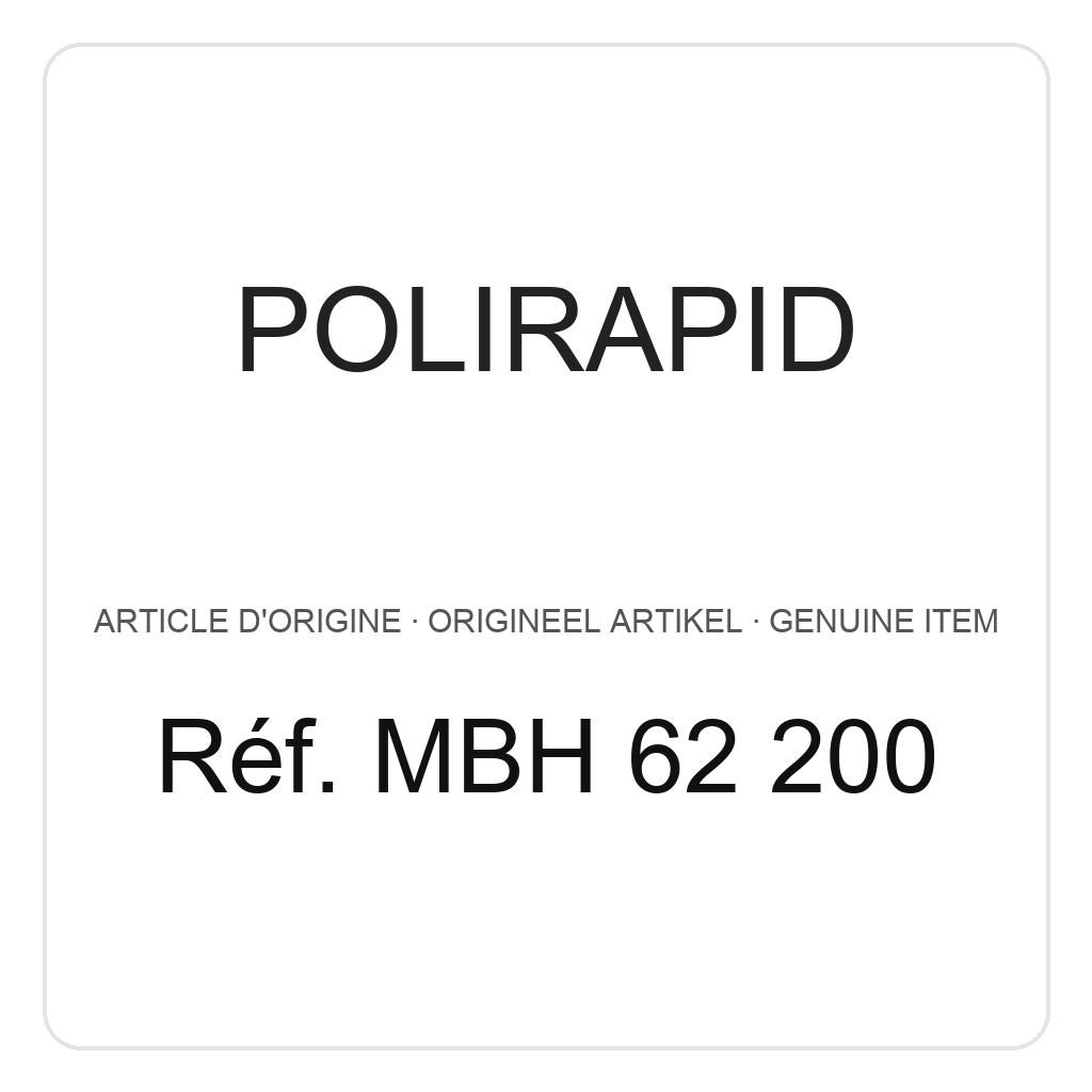 Polirapid Brosses miniatures (HP), fil d'acier 0,12 mm, Ø 19 mm (PU=6) – réf. MBH 62 200