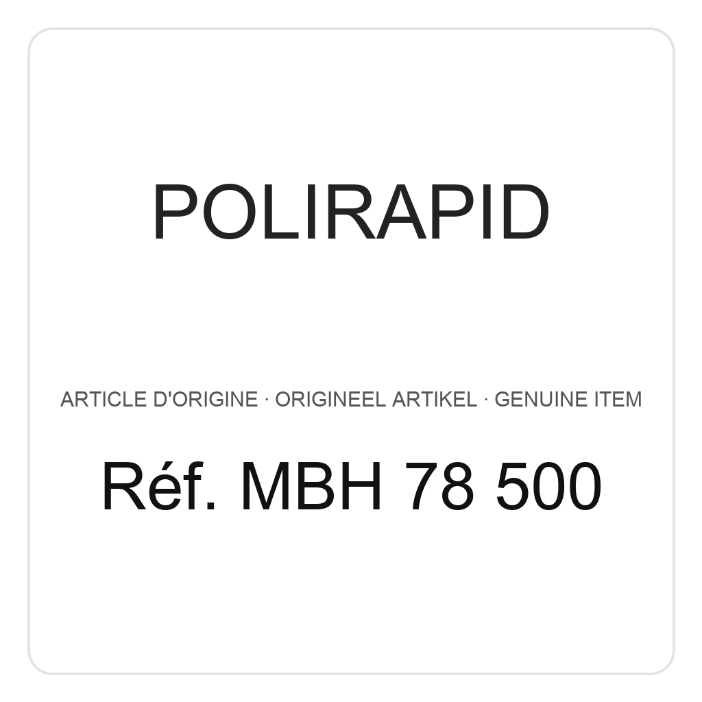 Polirapid Brosses miniatures (HP), fil d'acier à haute teneur en carbone, galvanisé, Ø 25 mm (PU=6) – réf. MBH 78 500