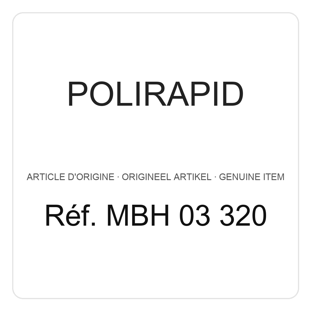 Polirapid Brosses miniatures (HP), 3M Scotch-Brite™ grossier (rouge), 2 disques, Ø 21 mm (PU=12) – réf. MBH 03 320
