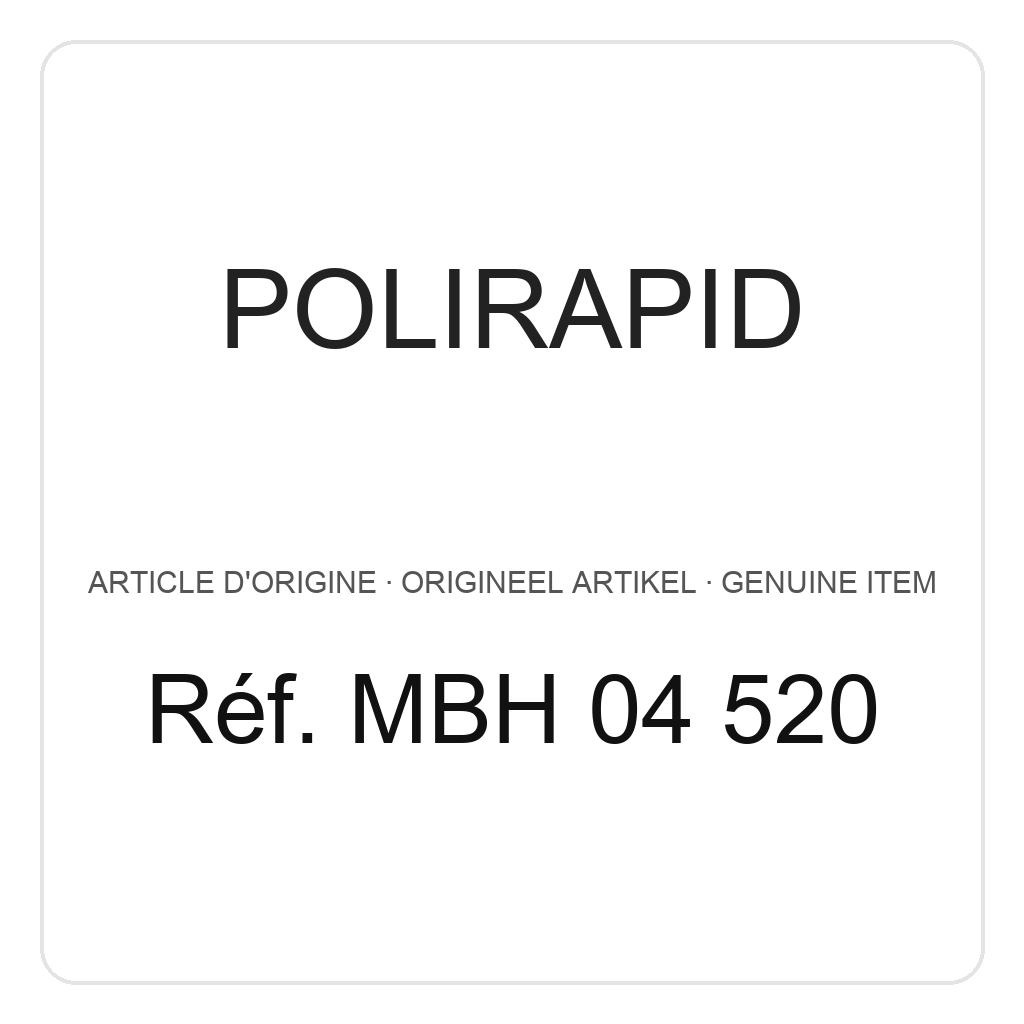 Polirapid Brosses miniatures (HP), 3M Scotch-Brite™ moyen (gris), 2 disques, Ø 25 mm (PU=12) – réf. MBH 04 520