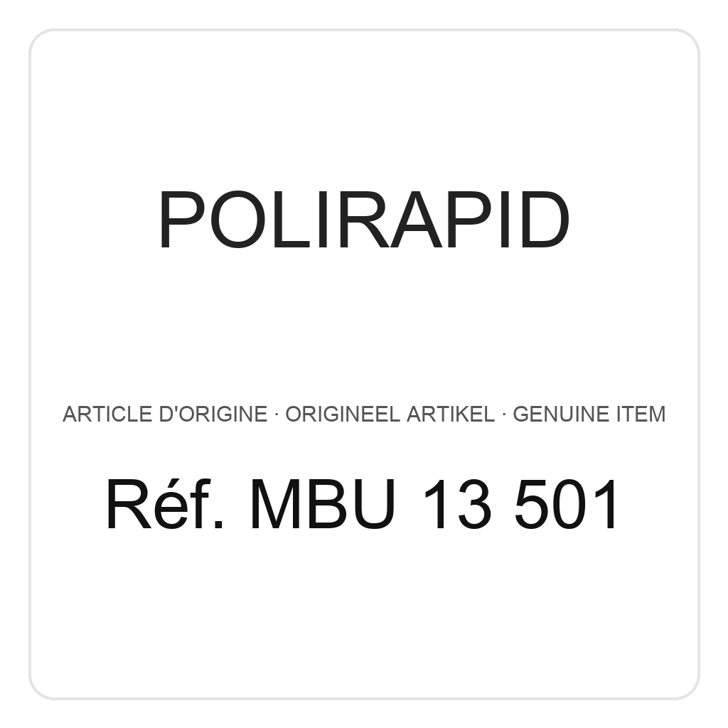Polirapid Miniatuurborstels niet gemonteerd, geitenhaar grijs, Ø 25 mm (PU=12) – ref. MBU 13 501