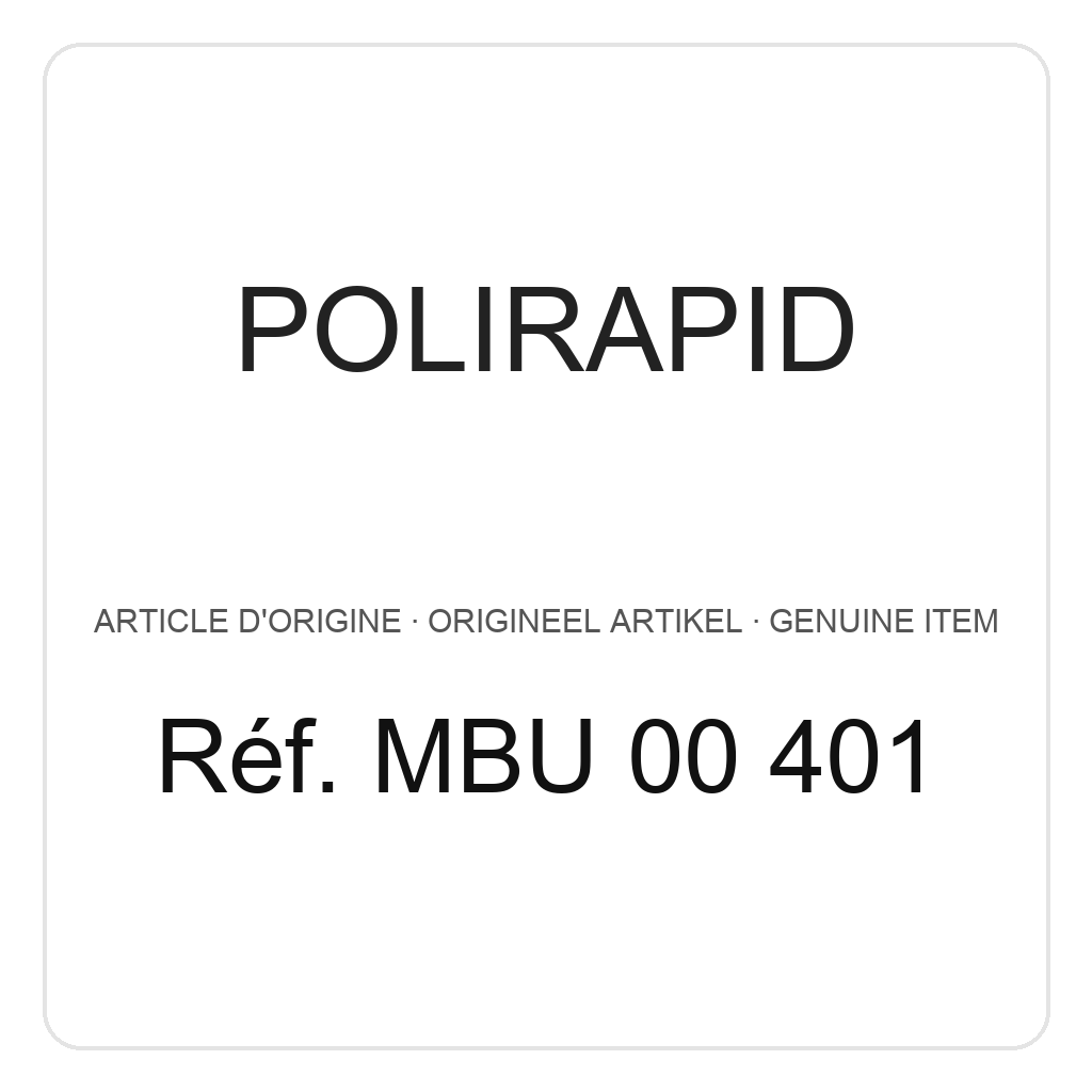 Polirapid Miniaturbürsten unmontiert, Lederscheibchen, Ø 23 mm (VE=12) – Ref. MBU 00 401