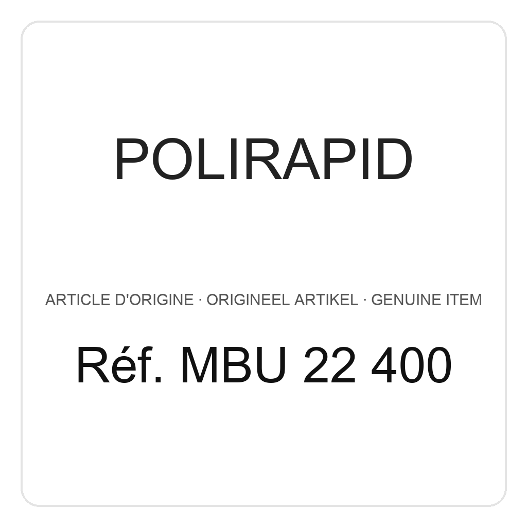 Polirapid Miniatuurborstels niet gemonteerd, schijven, katoenen doek (calico), Ø 23 mm (PU=6) – ref. MBU 22 400