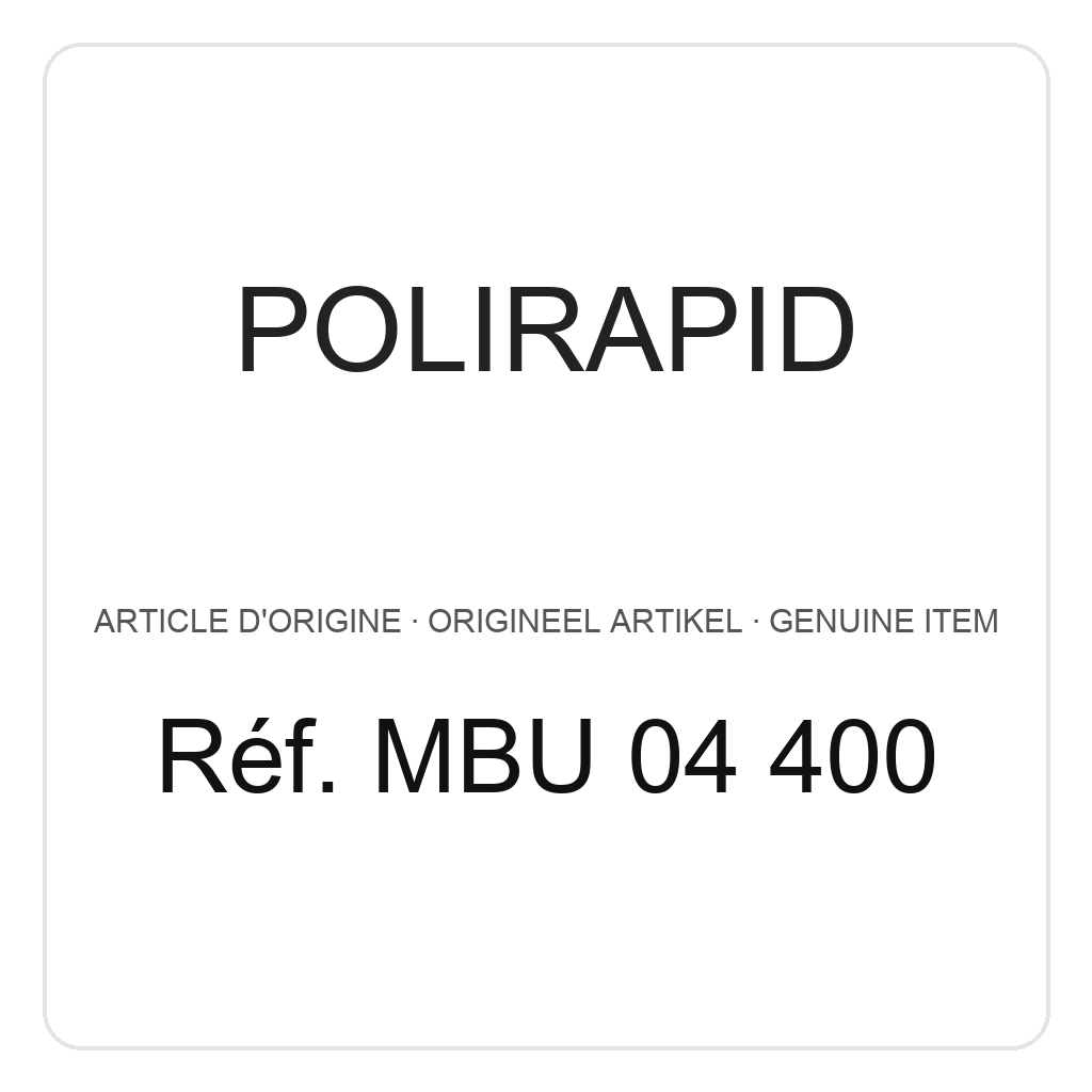 Polirapid Miniature brushes unmounted, 3M Scotch-Brite™ medium (grey), 1 disc, Ø 23 mm (PU=6) - Each packing unit additionally includes 4 supporting discs for assembly – ref. MBU 04 400
