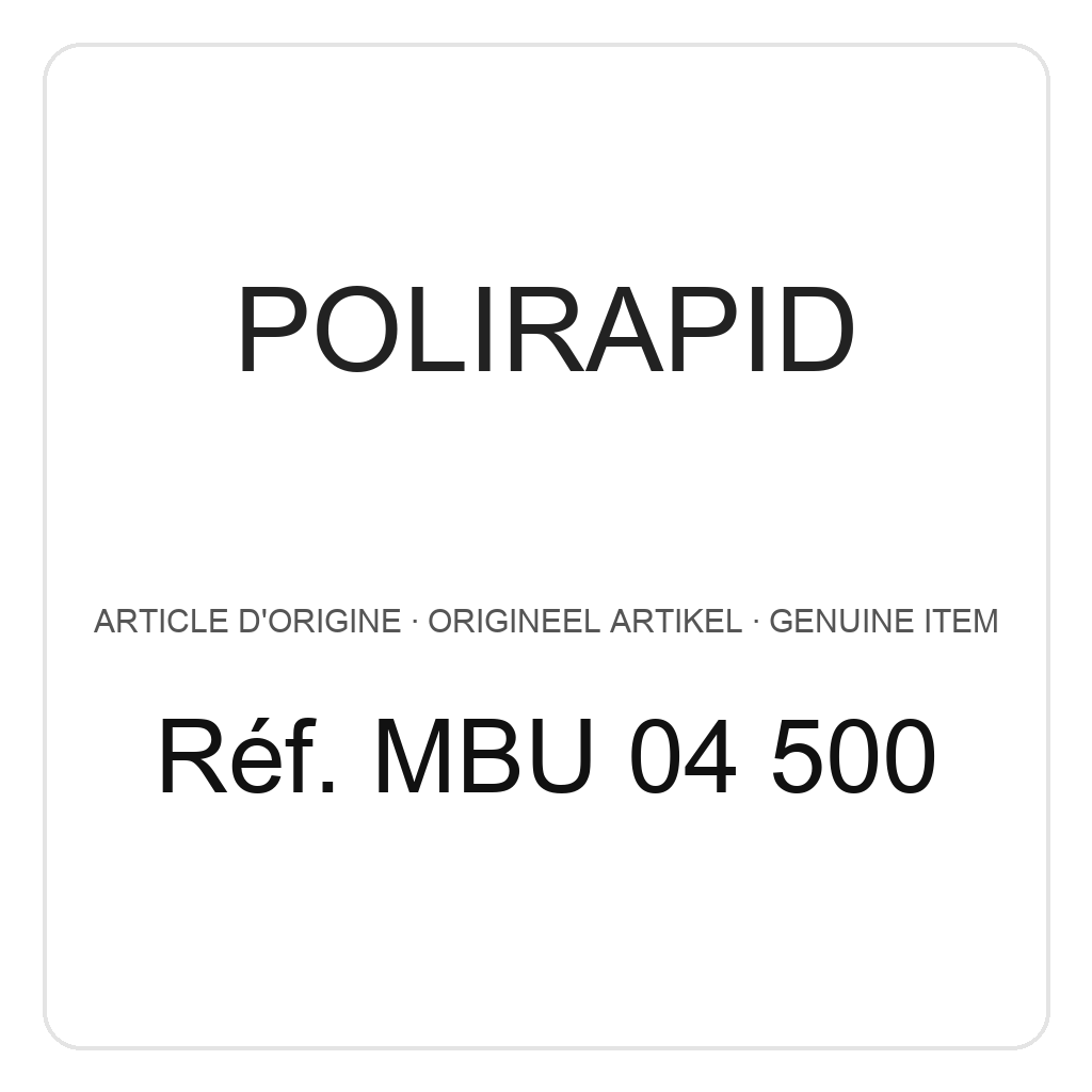 Polirapid Brosses miniatures non montées, 3M Scotch-Brite™ moyen (gris), 1 disque, Ø 25 mm (PU=6) + 4 disques de support – réf. MBU 04 500