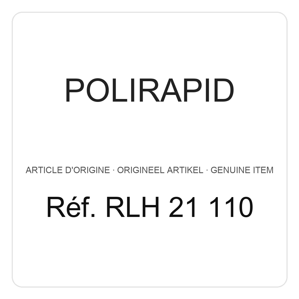 Polirapid Brosses LABOR, soies noires, droites, centre en bois, 2 rangées Ø 25/50 mm (PU=12) – réf. RLH 21 110