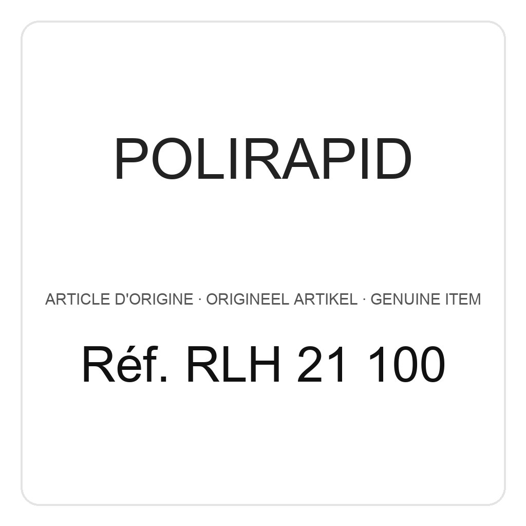 Polirapid Brosses LABOR, soies noires, convergentes, centre en bois, 2 rangées Ø 25/50 mm (PU=12) – réf. RLH 21 100