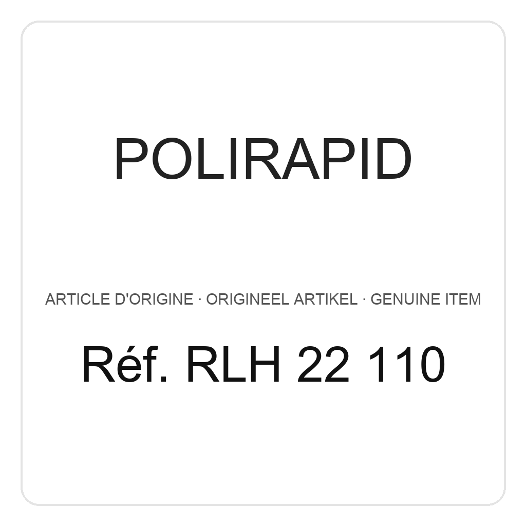 Polirapid Labor Rundbürste breit, Holzkern, 2-reihig Ø 28/55 mm (VE=12) – Ref. RLH 22 110