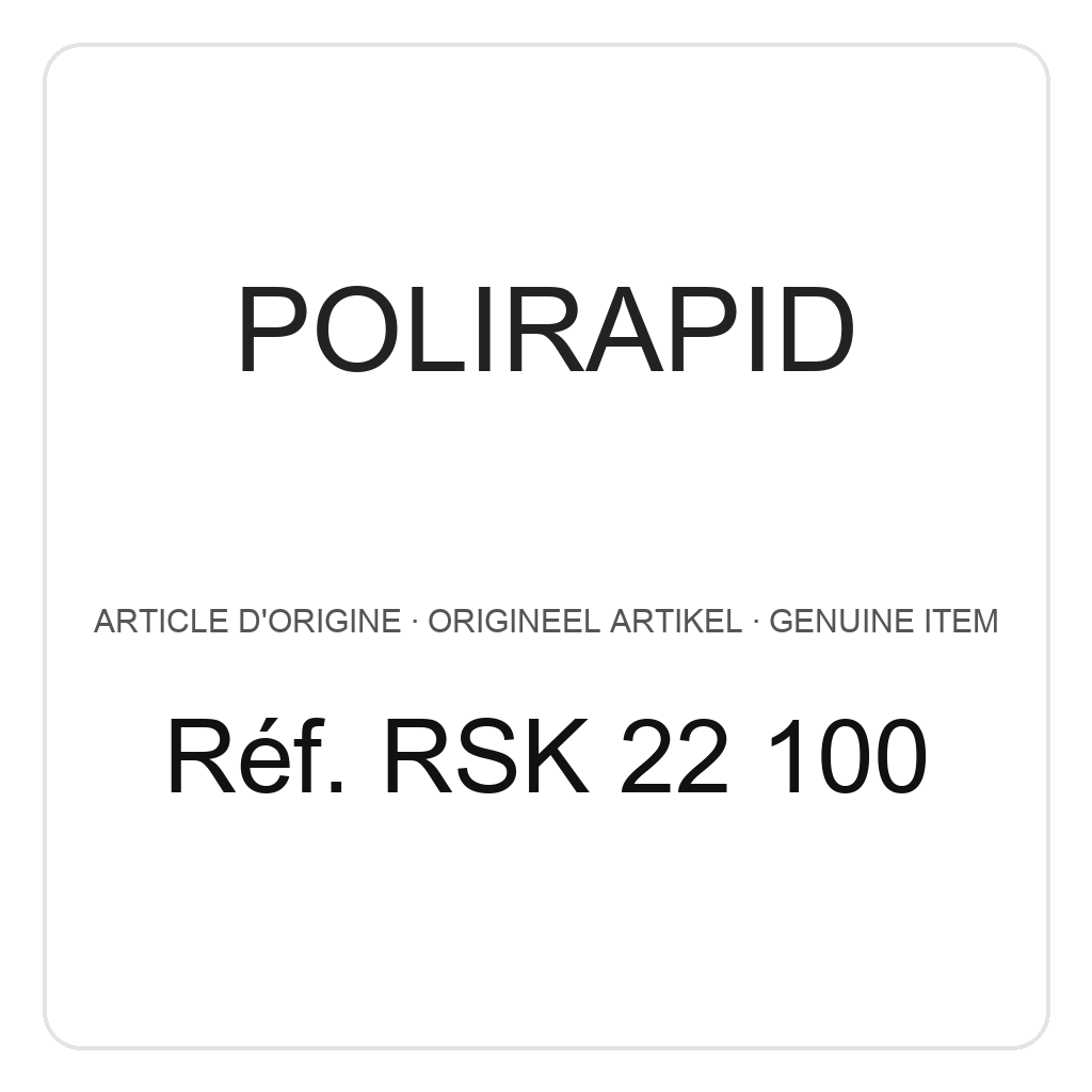 Polirapid SUPREMA-borstels, zwarte haren, convergerend, kunststof centrum, 2 rijen Ø 28/55 mm (PU=6) – ref. RSK 22 100