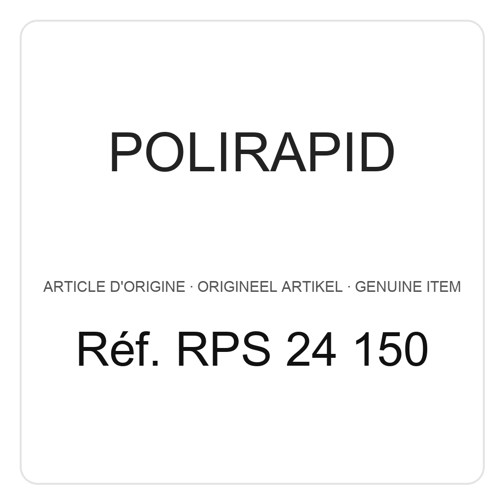 Polirapid Brosses PRIMA, soies blanches, centre en plastique, 2 rangées, Fleece fin (blanc) avec intercalaires, Ø 40/80 mm (PU=1) – réf. RPS 24 150