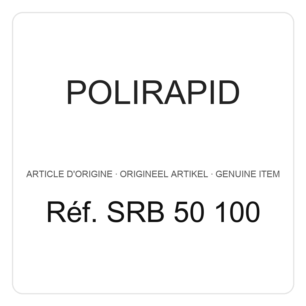 Polirapid Rundbürste Messingdraht 0,10 mm mit KK, Ø 80 mm (VE=1) – Ref. SRB 50 100