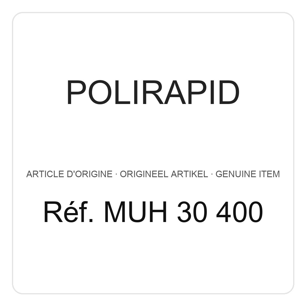 Polirapid Brosses-disques (mops), fil de coton, centre en bois, Ø 80 mm (PU=1) – réf. MUH 30 400