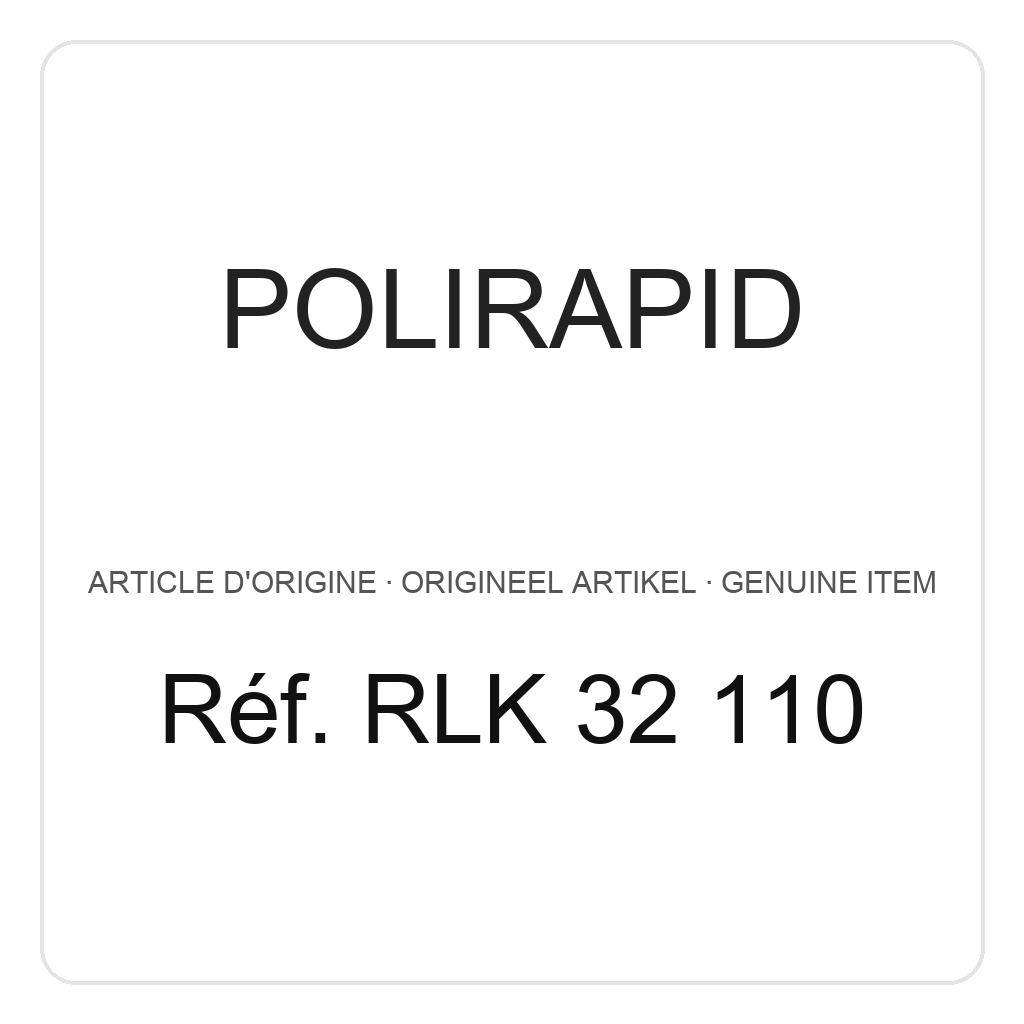 Polirapid LABOR Brushes, black bristles, straight, plastic center, 3 rows Ø 28/55 mm (PU=6) – ref. RLK 32 110