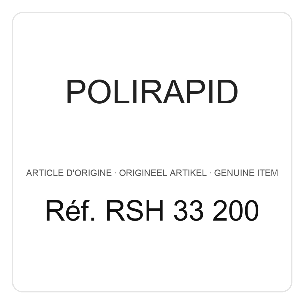 Polirapid SUPREMA-borstels, zwarte haren, convergerend, houten centrum, 3 rijen Ø 33/70 mm (PU=6) – ref. RSH 33 200