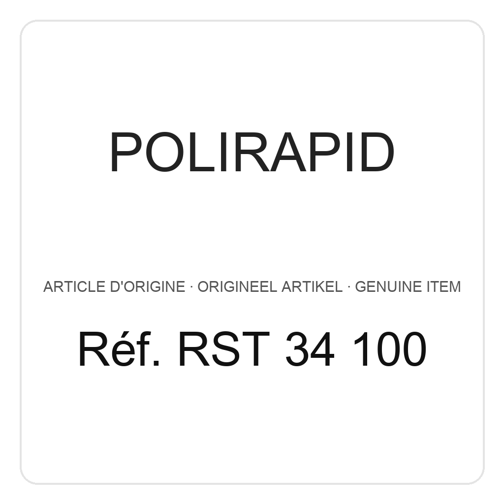 Polirapid SUPREMA-borstels, zwarte haren, convergerend, kunststof centrum, 3 rijen, met tussengelegd calico, Ø 40/80 mm (PU=1) – ref. RST 34 100