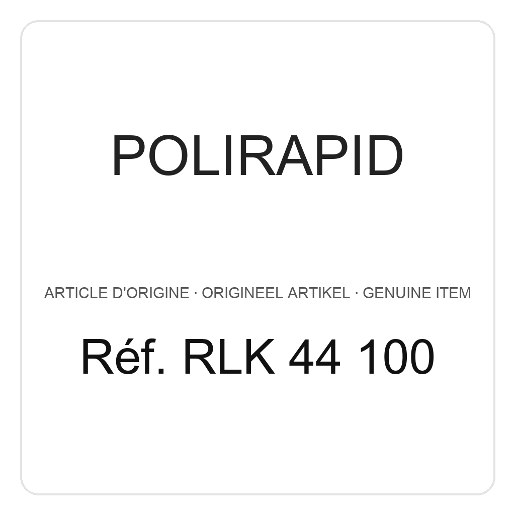 Polirapid Brosses LABOR, soies noires, convergentes, centre en plastique, 4 rangées Ø 40/60 mm (PU=12) – réf. RLK 44 100