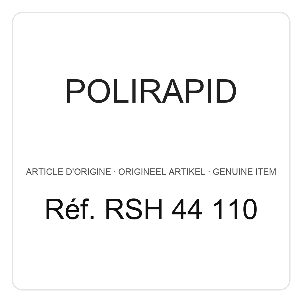 Polirapid Brosses SUPREMA, soies noires droites, centre en bois, 4 rangées Ø 40/60 mm (PU=1) – réf. RSH 44 110