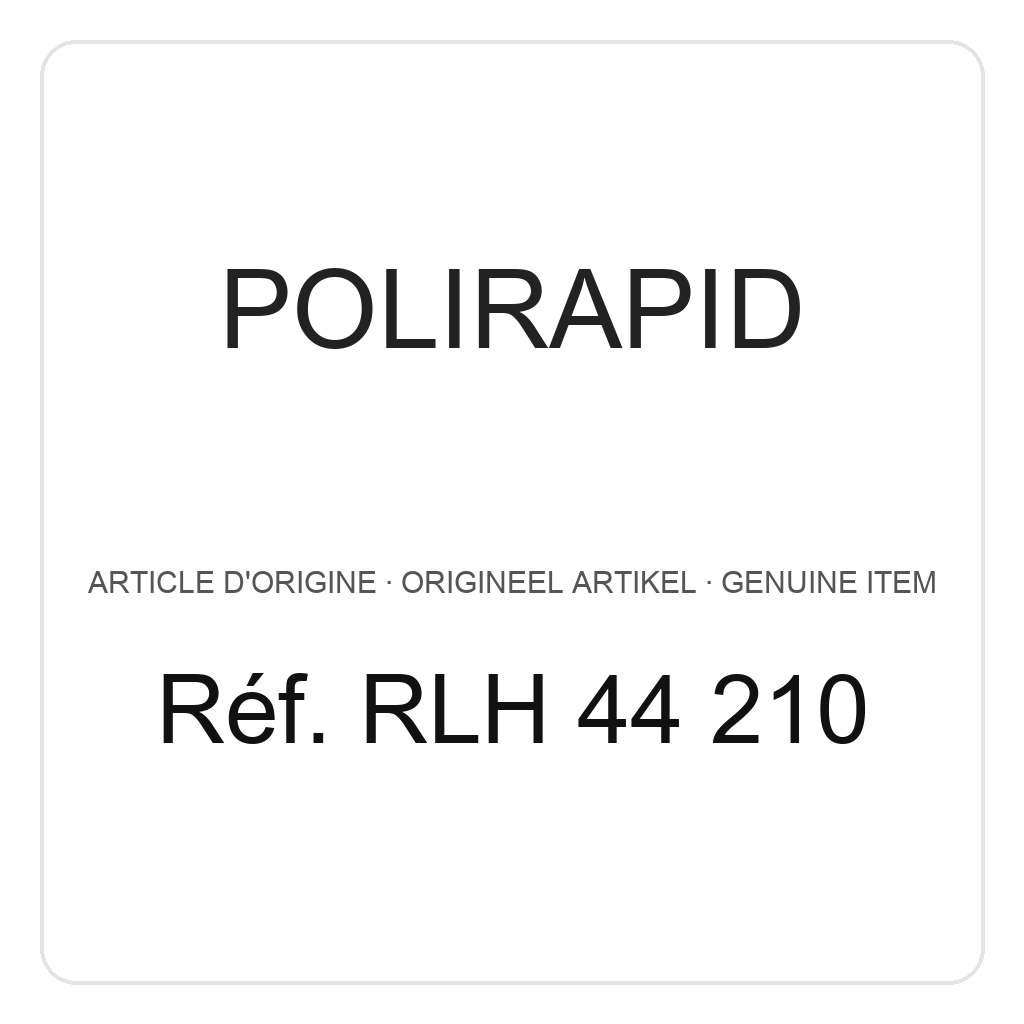 Polirapid Brosses LABOR, soies noires, droites, centre en bois, 4 rangées Ø 40/70 mm (PU=12) – réf. RLH 44 210