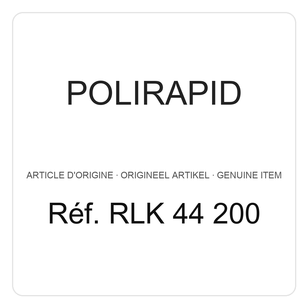 Polirapid LABOR Brushes, black bristles, converging, plastic center, 4 rows Ø 40/70 mm (PU=12) – ref. RLK 44 200